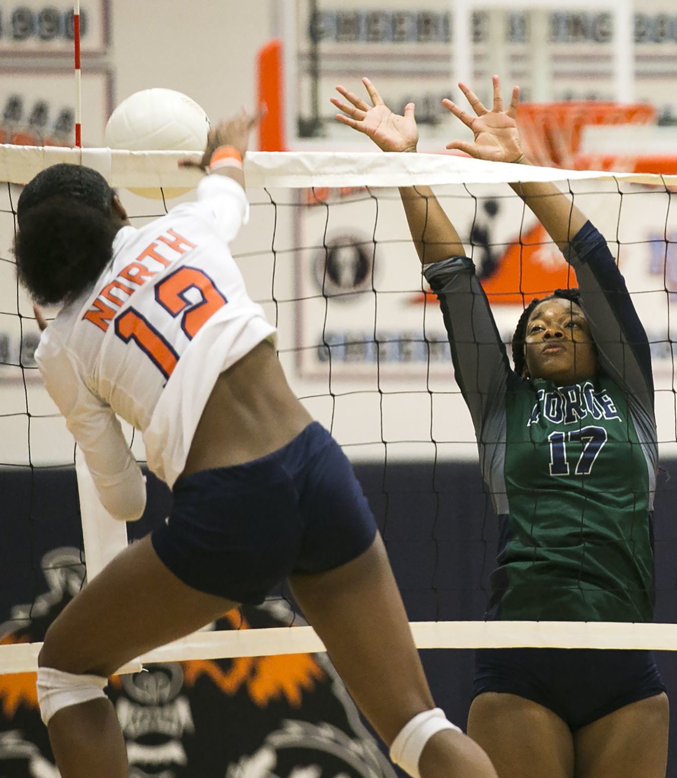 Colonial Forge at North Stafford volleyball